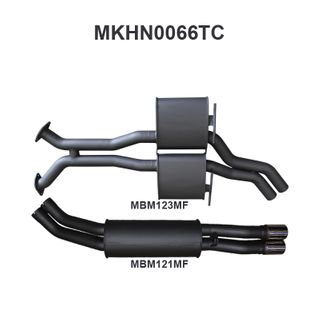 Holden Commodore VP VR VS Sedan 5L V8 IRS 2.5in Catback Muffler