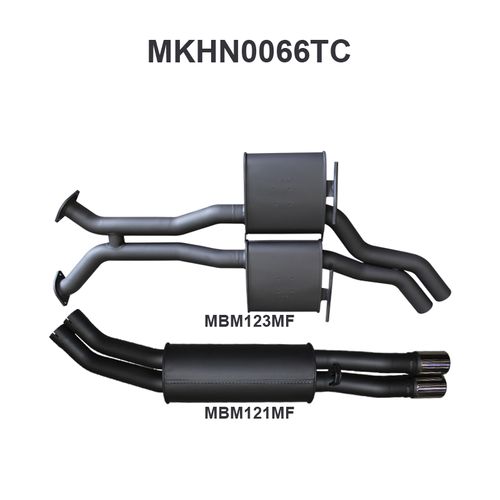 Holden Commodore VP VR VS Sedan 5L V8 IRS 2.5in Catback Muffler