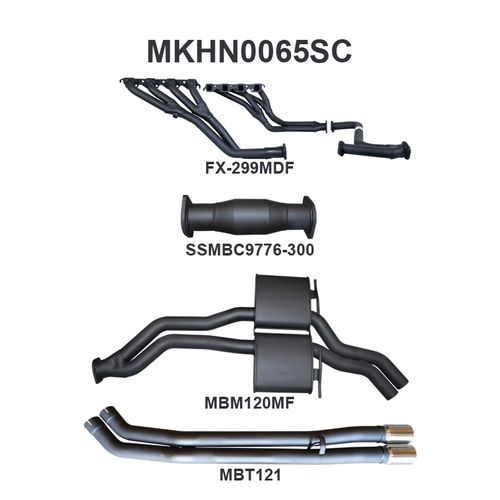 Holden Commodore VP VR VS Sedan 5L V8 Manual IRS 2.5in With Extractors Tailpipe