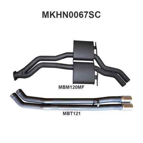 Holden Commodore VP VR VS Sedan 5L V8 IRS 2.5in Catback Tailpipe