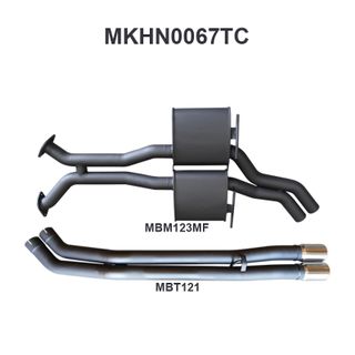 Holden Commodore VP VR VS Sedan 5L V8 IRS 2.5in Catback Tailpipe