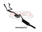 Holden Commodore VG VP VR V6 Ute 2.5in With Extractors Muffler/Muffler