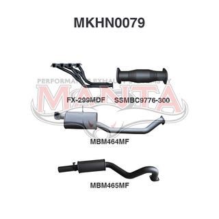 Holden Commodore VN VP VR VS UTE 5.0L V8 MANUAL FULL 3IN SYSTEM WITH CAT & DUAL MUFFLERS