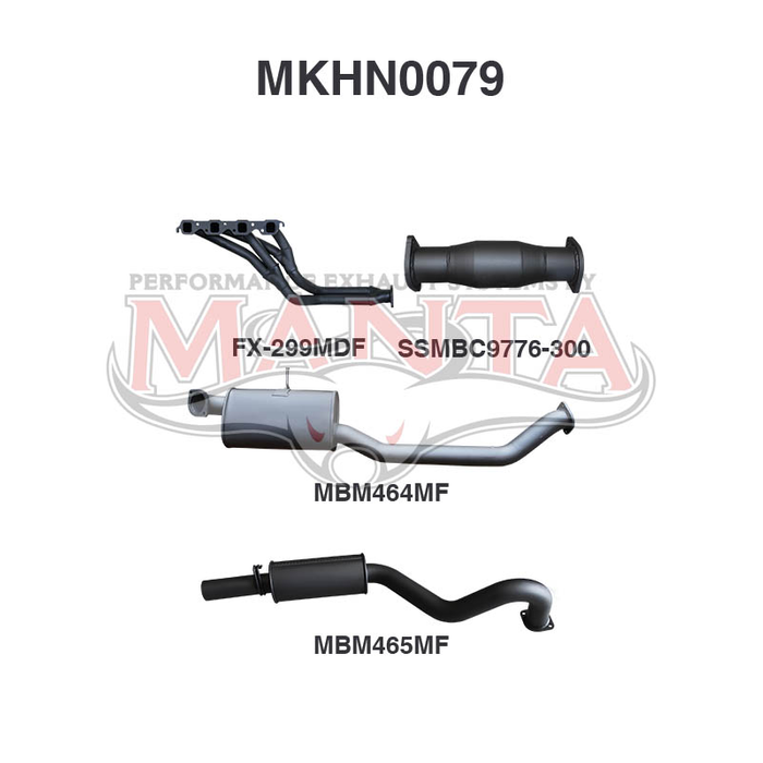 Holden Commodore VN VP VR VS UTE 5.0L V8 MANUAL FULL 3IN SYSTEM WITH CAT & DUAL MUFFLERS