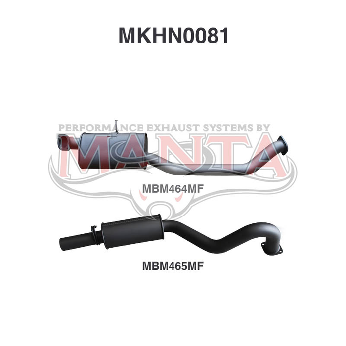 Holden Commodore VN VP VR VS Ute 5.0L V8 3in Catback Muffler