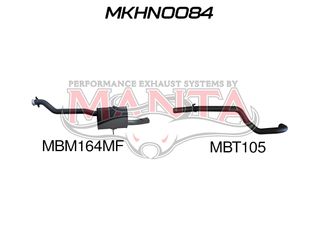 Holden Commodore VS Ute & WAG V6 3.8L 2.5in Catback Muffler/Tailpipe