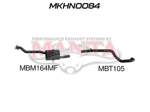Holden Commodore VS Ute & WAG V6 3.8L 2.5in Catback Muffler/Tailpipe
