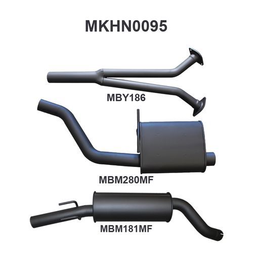 Holden Commodore VZ V6 Sedan Ute Wagon 2.5in Catback Muffler/Muffler