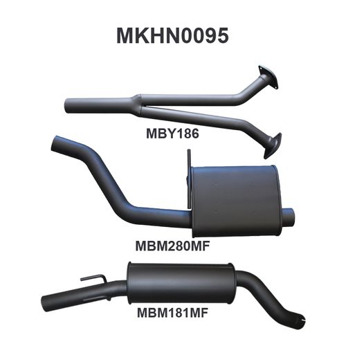 VZ V6 Sedan Ute Wagon 2.5in Catback Muffler/Muffler