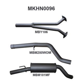 Holden Commodore VZ V6 SDN Ute Wagon 2.5in Catback WOM/Muffler