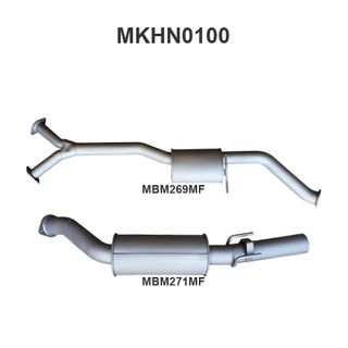 Holden Commodore VZ V6 Ute Wagon 3in Catback Muffler/Muffler