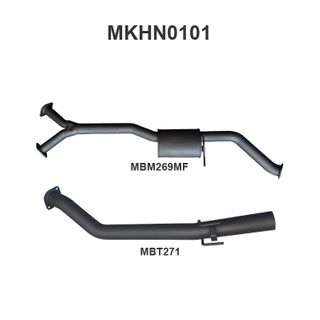 VZ V6 Ute Wagon 3in Catback Muffler/Tailpipe