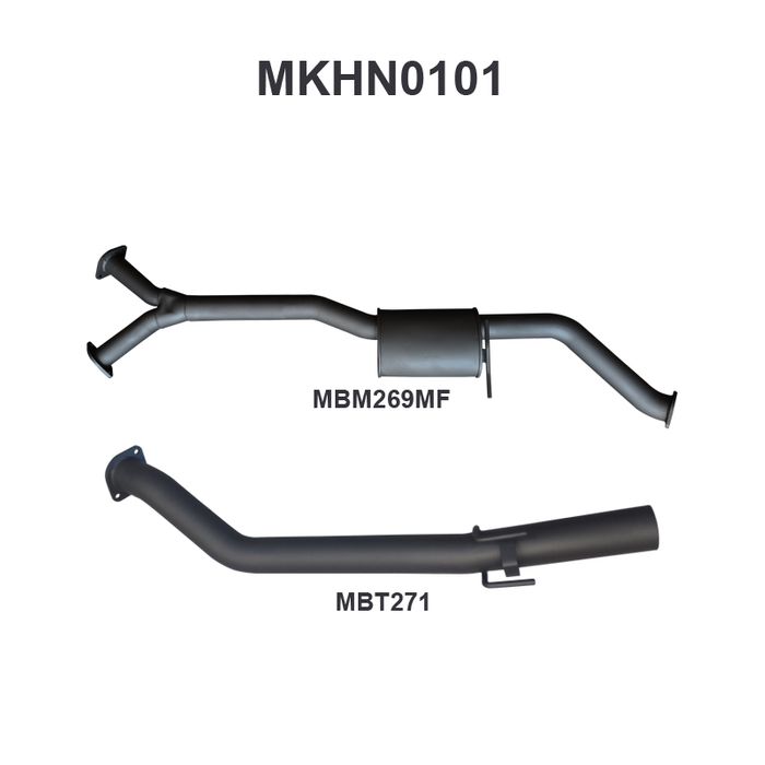 Holden Commodore VZ V6 Ute Wagon 3in Catback Muffler/Tailpipe