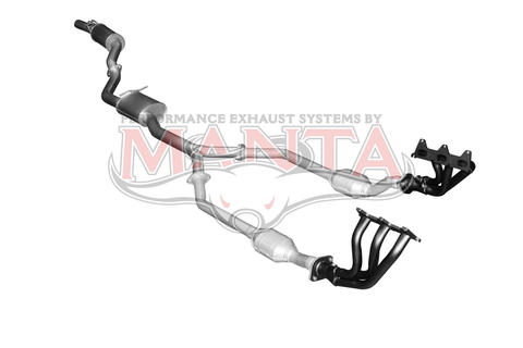 VZ V6 Sedan 3in With Extractors Muffler/Muffler