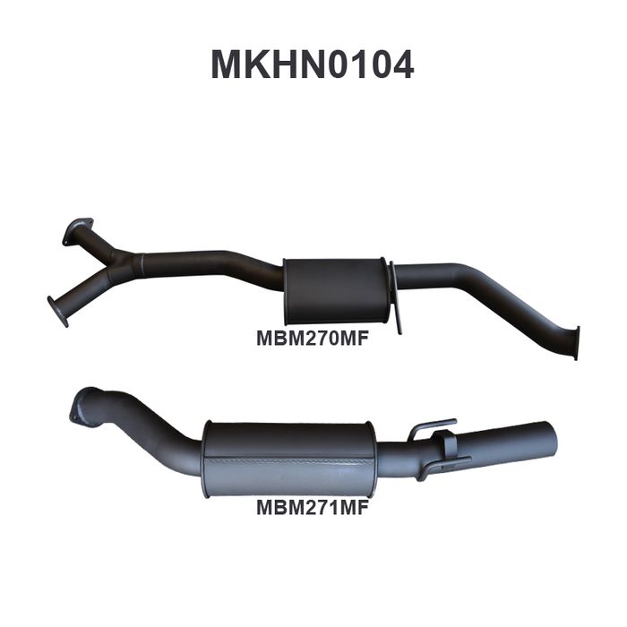 VZ V6 Sedan 3in Catback Muffler/Muffler