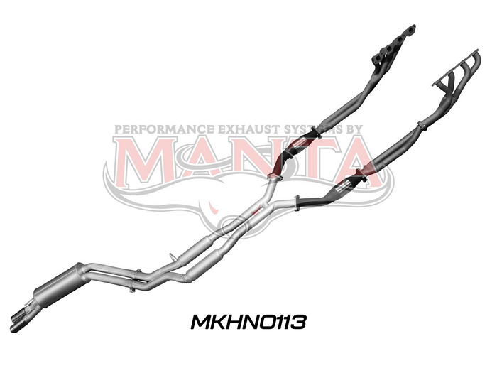 Holden Commodore VT 5L Sedan 2.5in Dual With Extractors Hotdog/Muffler