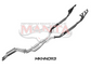 Holden Commodore VT 5L Sedan 2.5in Dual With Extractors Hotdog/Muffler