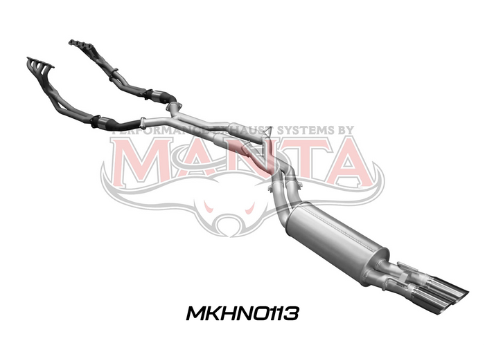 Holden Commodore VT 5L Sedan 2.5in Dual With Extractors Hotdog/Muffler