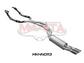 Holden Commodore VT 5L Sedan 2.5in Dual With Extractors Hotdog/Muffler