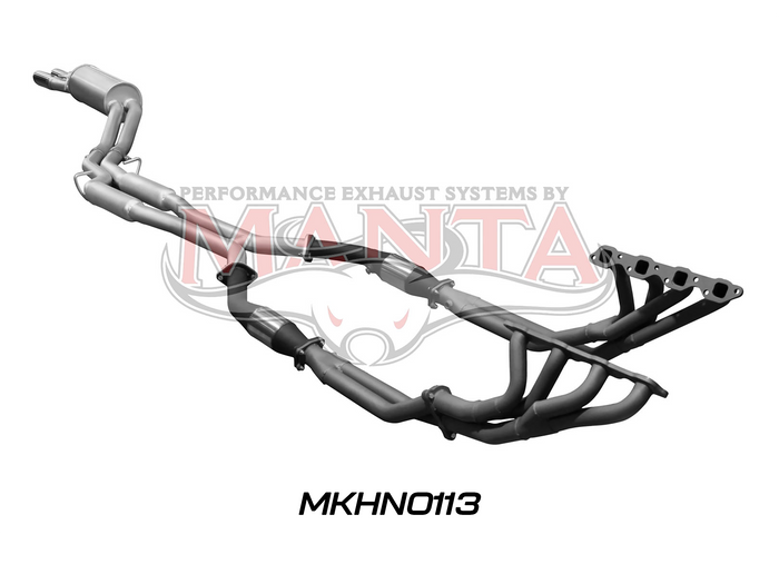Holden Commodore VT 5L Sedan 2.5in Dual With Extractors Hotdog/Muffler