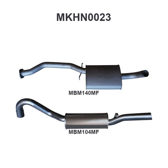Holden Commodore VL Commodore 3.0L 6 Cylinder 2.5in Catback Muffler/Muffler