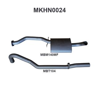 Holden Commodore VL Commodore 3.0L 6 Cylinder 2.5in Catback Muffler/Tailpipe