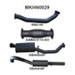 Holden Commodore VL Commodore Turbo 3.0L 3in T/Back Muffler/Muffler