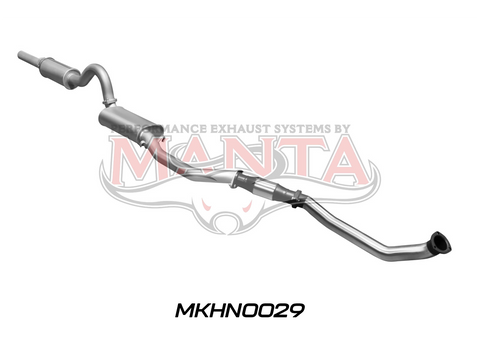 Holden Commodore VL Commodore Turbo 3.0L 3in T/Back Muffler/Muffler