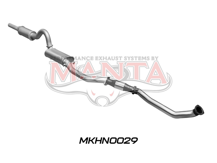 Holden Commodore VL Commodore Turbo 3.0L 3in T/Back Muffler/Muffler