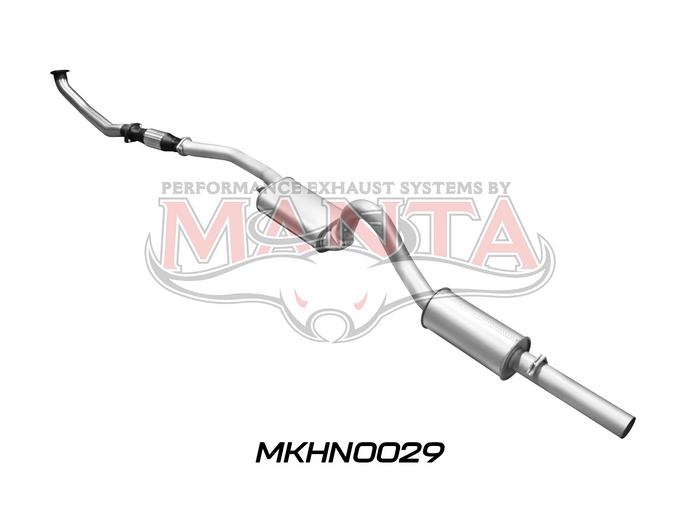 Holden Commodore VL Commodore Turbo 3.0L 3in T/Back Muffler/Muffler
