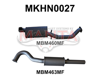 Holden Commodore VL Commodore 3.0L 6 Cylinder 3in Catback Muffler/Muffler