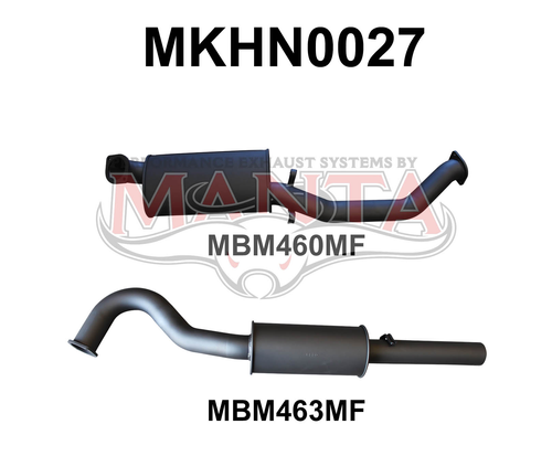 Holden Commodore VL Commodore 3.0L 6 Cylinder 3in Catback Muffler/Muffler