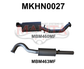 Holden Commodore VL Commodore 3.0L 6 Cylinder 3in Catback Muffler/Muffler
