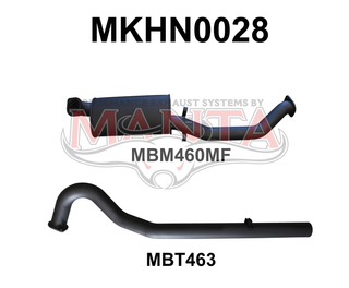 Holden Commodore VL Commodore 3.0L 6 Cylinder 3in Catback Muffler/Tailpipe