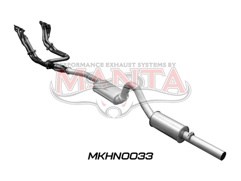 VL Commodore V8 3in With Extractors Muffler/Muffler