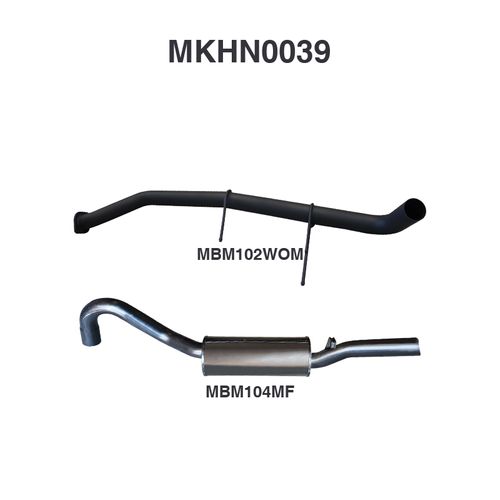 Holden Commodore VN VP VR Sedan V6 3.8L CatBack WOM/Muffler