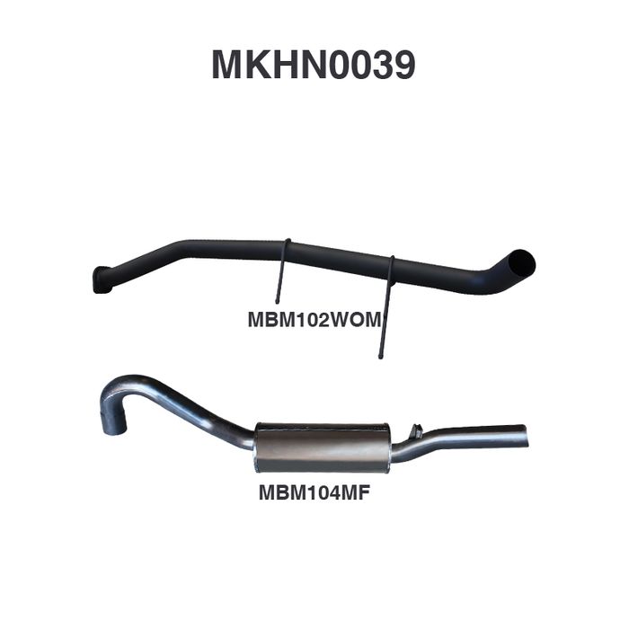 Holden Commodore VN VP VR Sedan V6 3.8L CatBack WOM/Muffler