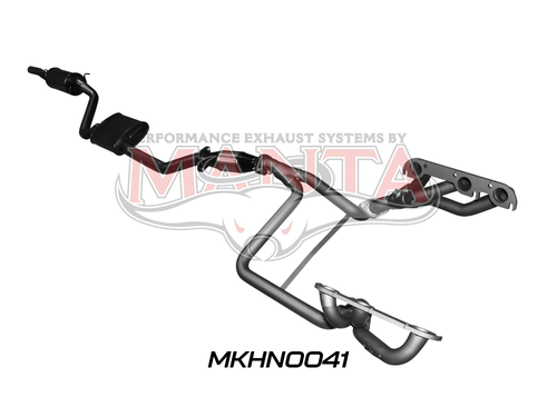 Holden Commodore VP VR Sedan V6 3.8L IRS 2.5in With Extractors Muffler/Muffler