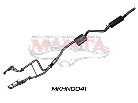 Holden Commodore VP VR Sedan V6 3.8L IRS 2.5in With Extractors Muffler/Muffler