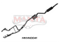 Holden Commodore VP VR Sedan V6 3.8L IRS 2.5in With Extractors Muffler/Muffler