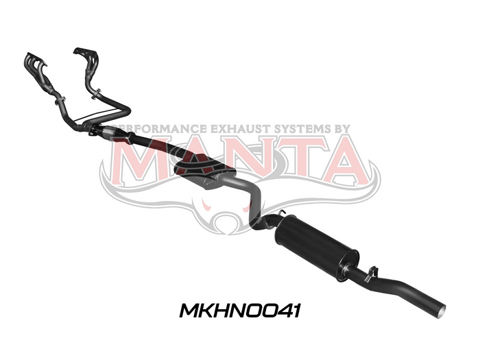 Holden Commodore VP VR Sedan V6 3.8L IRS 2.5in With Extractors Muffler/Muffler