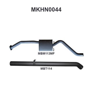 Holden Commodore VP VR Sedan V6 3.8L IRS 2.5in Catback Muffler/Tailpipe