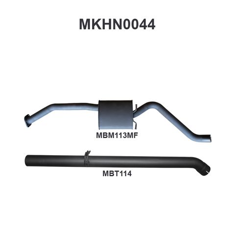 Holden Commodore VP VR Sedan V6 3.8L IRS 2.5in Catback Muffler/Tailpipe
