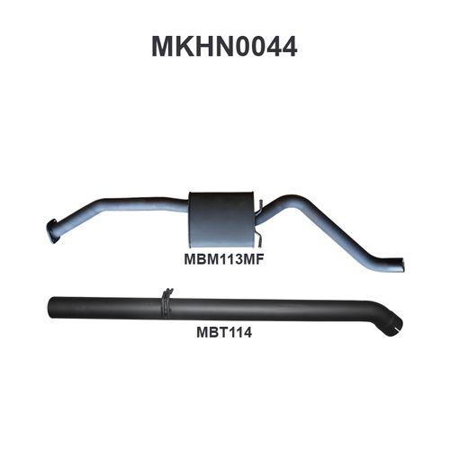 Holden Commodore VP VR Sedan V6 3.8L IRS 2.5in Catback Muffler/Tailpipe