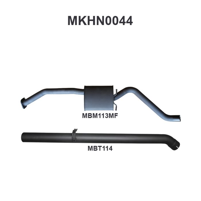 Holden Commodore VP VR Sedan V6 3.8L IRS 2.5in Catback Muffler/Tailpipe