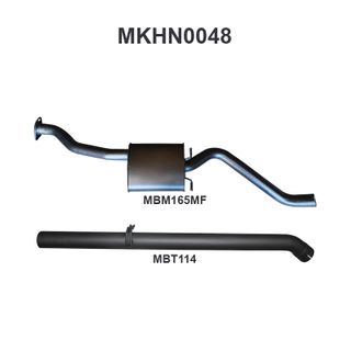 Holden Commodore VS Sedan V6 3.8L IRS 2.5in Catback Muffler/Tailpipe