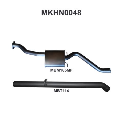 Holden Commodore VS Sedan V6 3.8L IRS 2.5in Catback Muffler/Tailpipe