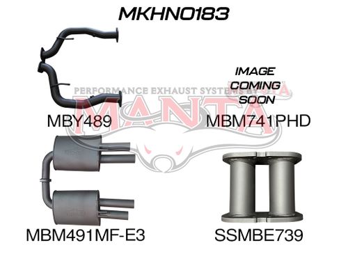 HSV VE E3 SDN Wagon 2.5in Catback Hotdog/Muffler