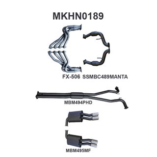 Holden Commodore VE Ute & Maloo 2.5in With Extractors Hotdog/Muffler
