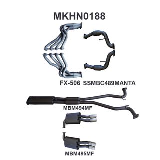 Holden Commodore VE Ute & Maloo 2.5in With Extractors Muffler/Muffler